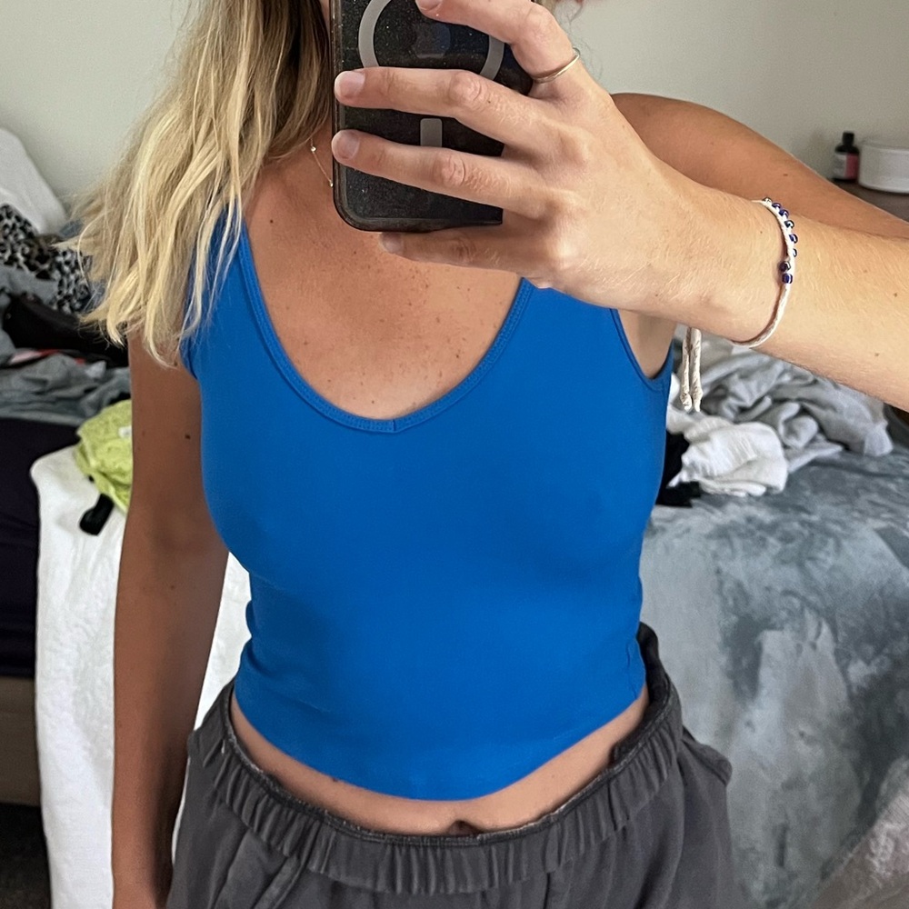 Blue Women's Tank Top From Hollister